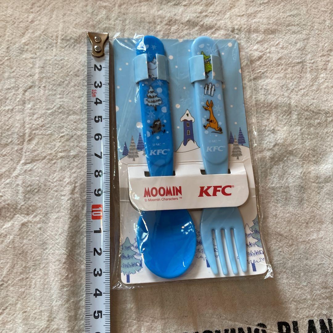 ケンタッキーフライドチキン　ムーミン　スプーン　フォーク　セット