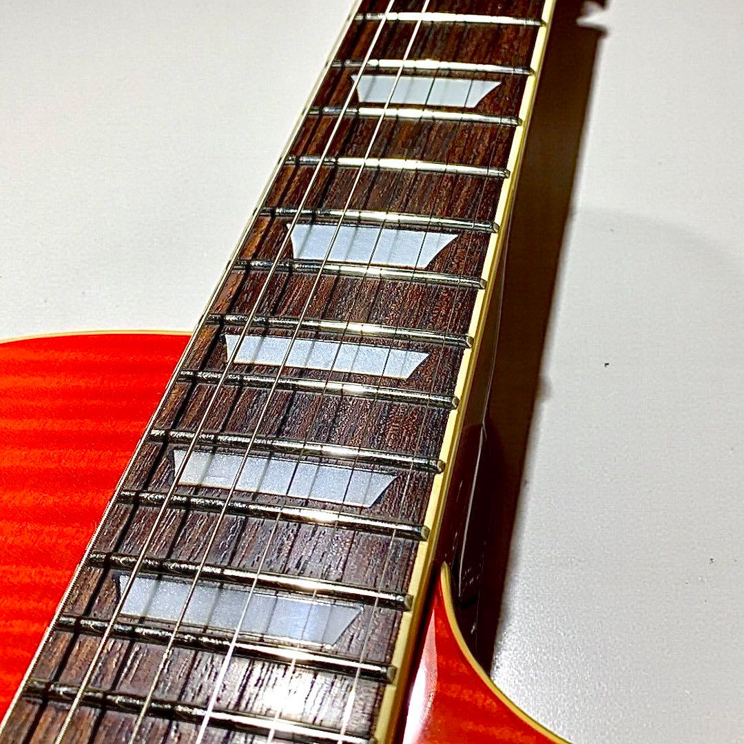 Maison LP-28系 フレイムトップ 整備済エレキギター 美品 当たり個体