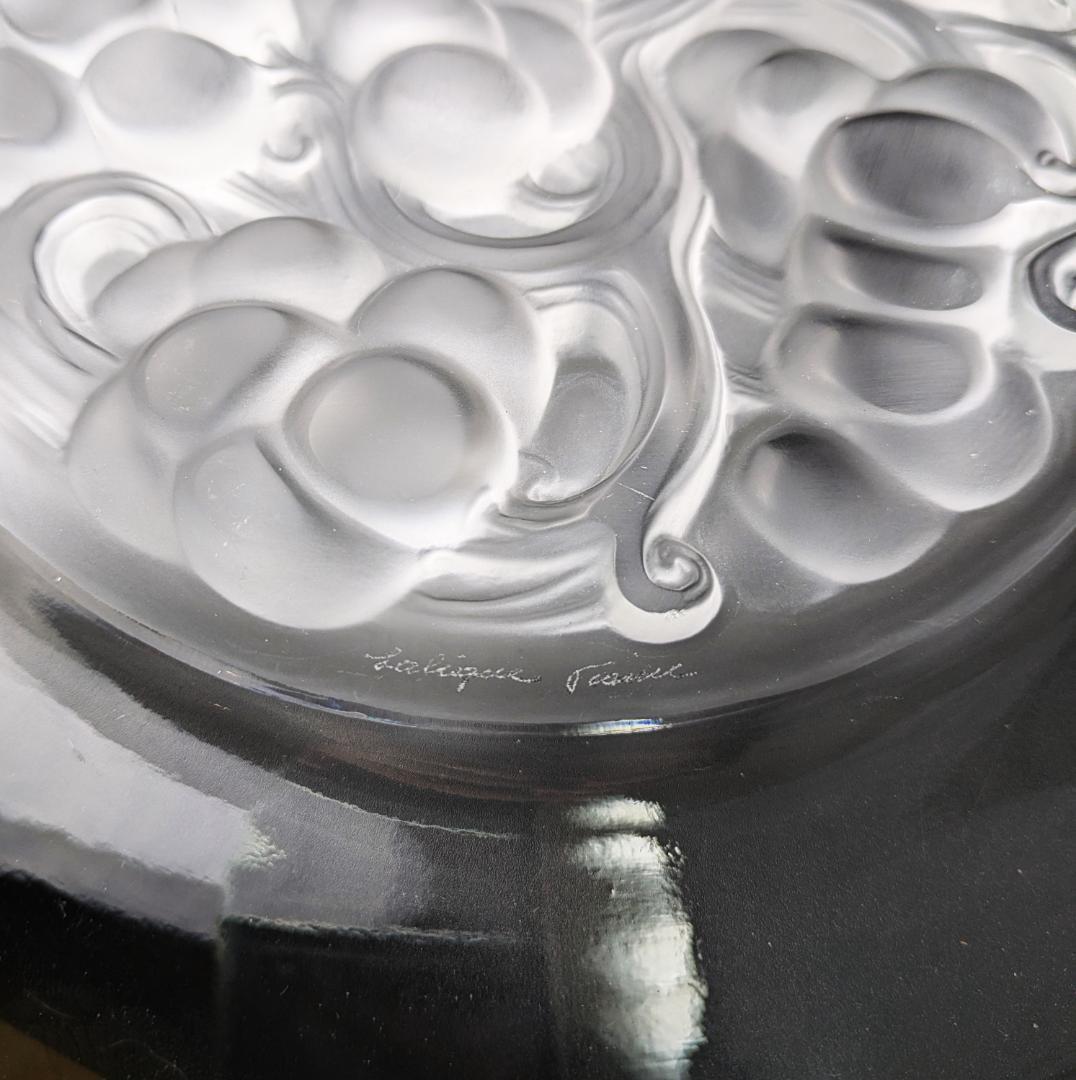 フロストによる立体感★希少★ラリック マリエンタール 24㎝大皿 フランス