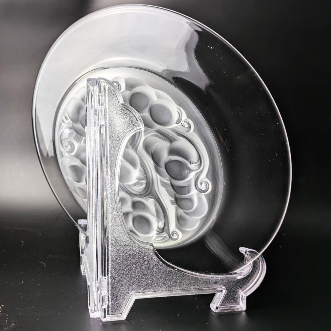 フロストによる立体感★希少★ラリック マリエンタール 24㎝大皿 フランス