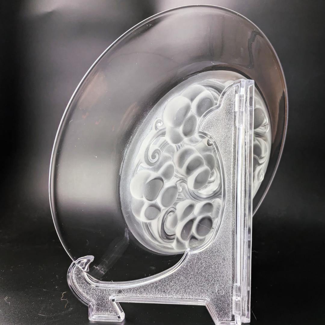 フロストによる立体感★希少★ラリック マリエンタール 24㎝大皿 フランス