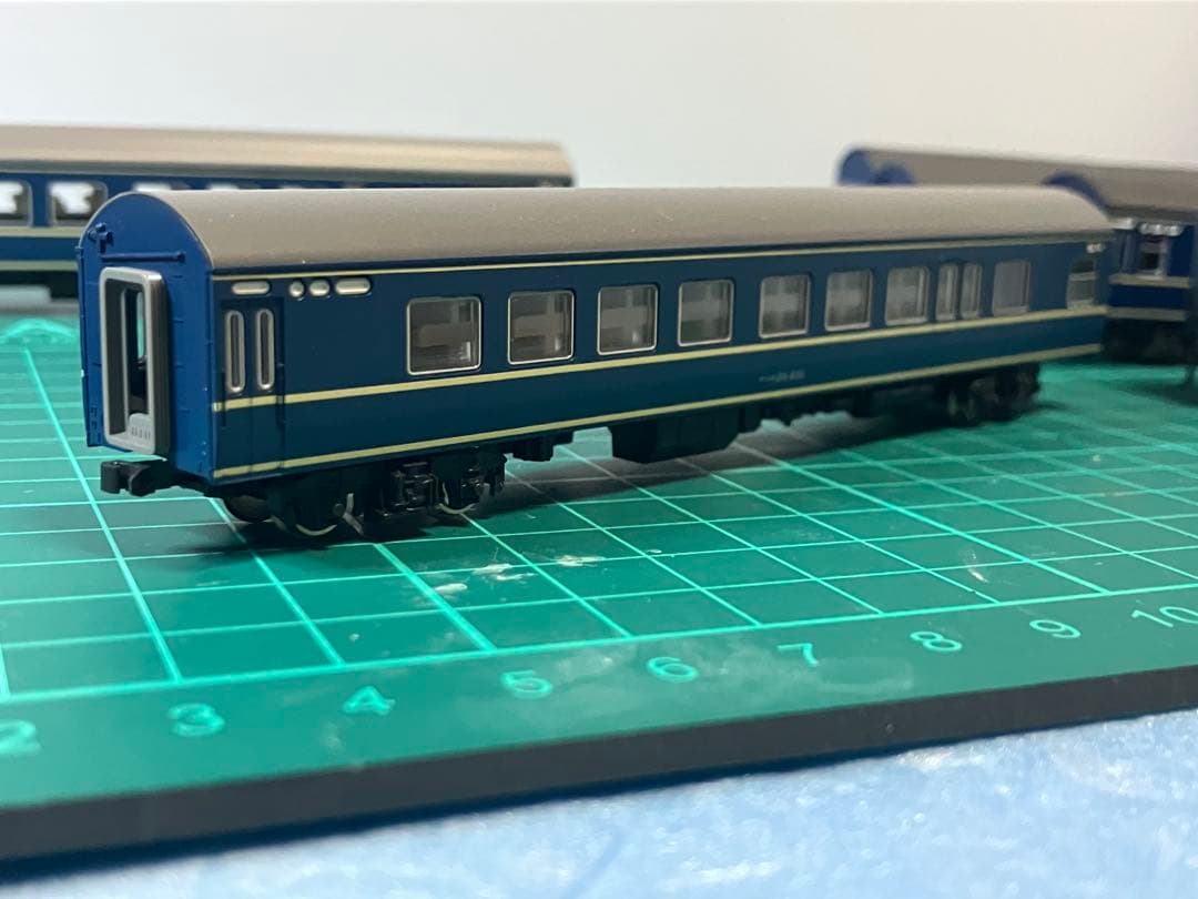 KATO Nゲージ　20系客車　電源車カニ22-2など10両 とバックサイン