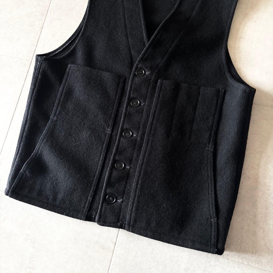 USA製 極美品 4,4万 フィルソン マッキーノウールベスト 40 ブラック