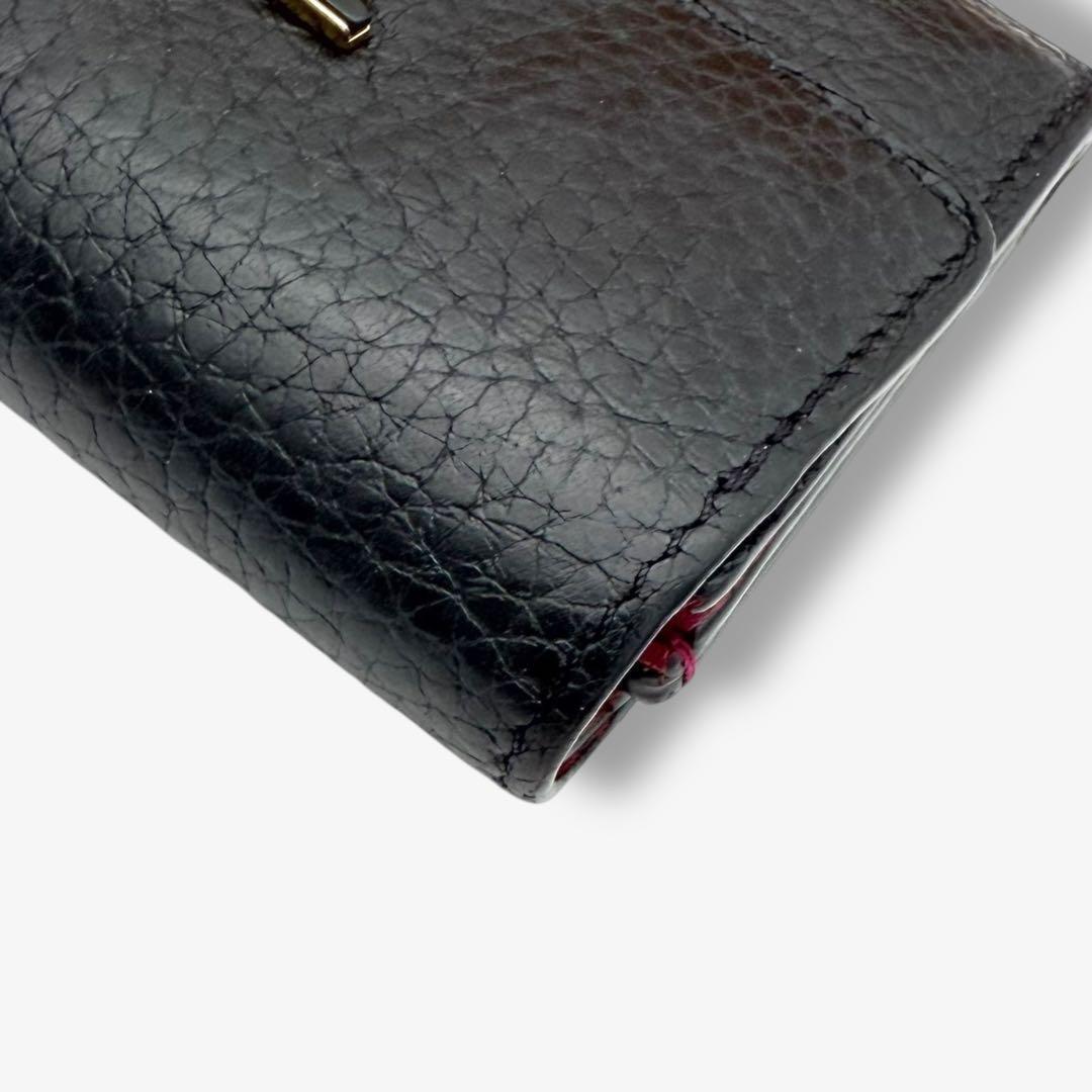 【美品】ルイヴィトン 財布　カプシーヌ XS ブラック コンパクト財布　三つ折り