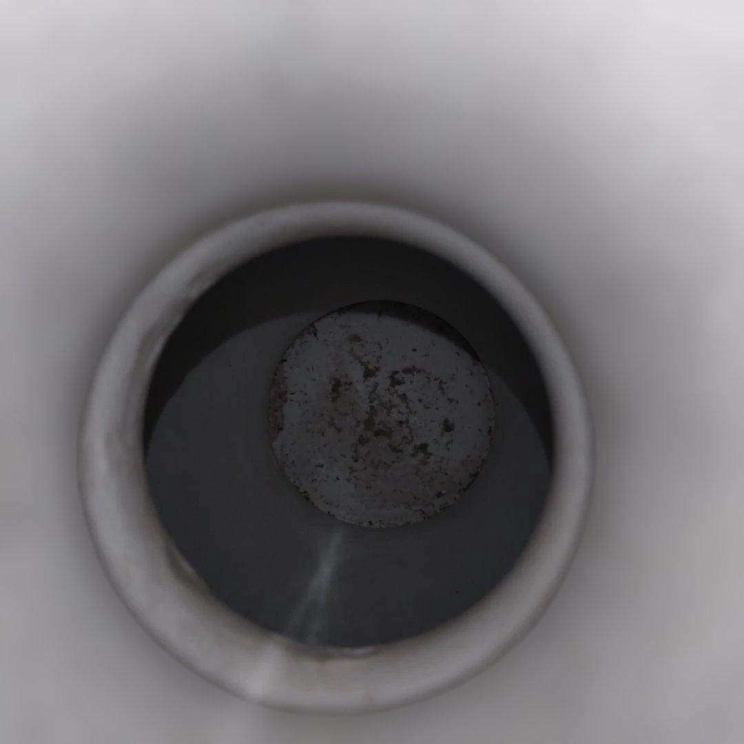 飾り壺　戦国武将　絵図 花瓶 大壺　アンティーク　ヴィンテージ