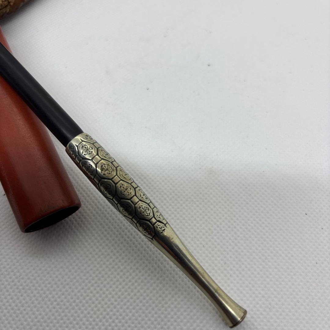 煙管　煙管筒　煙草袋　アンティーク