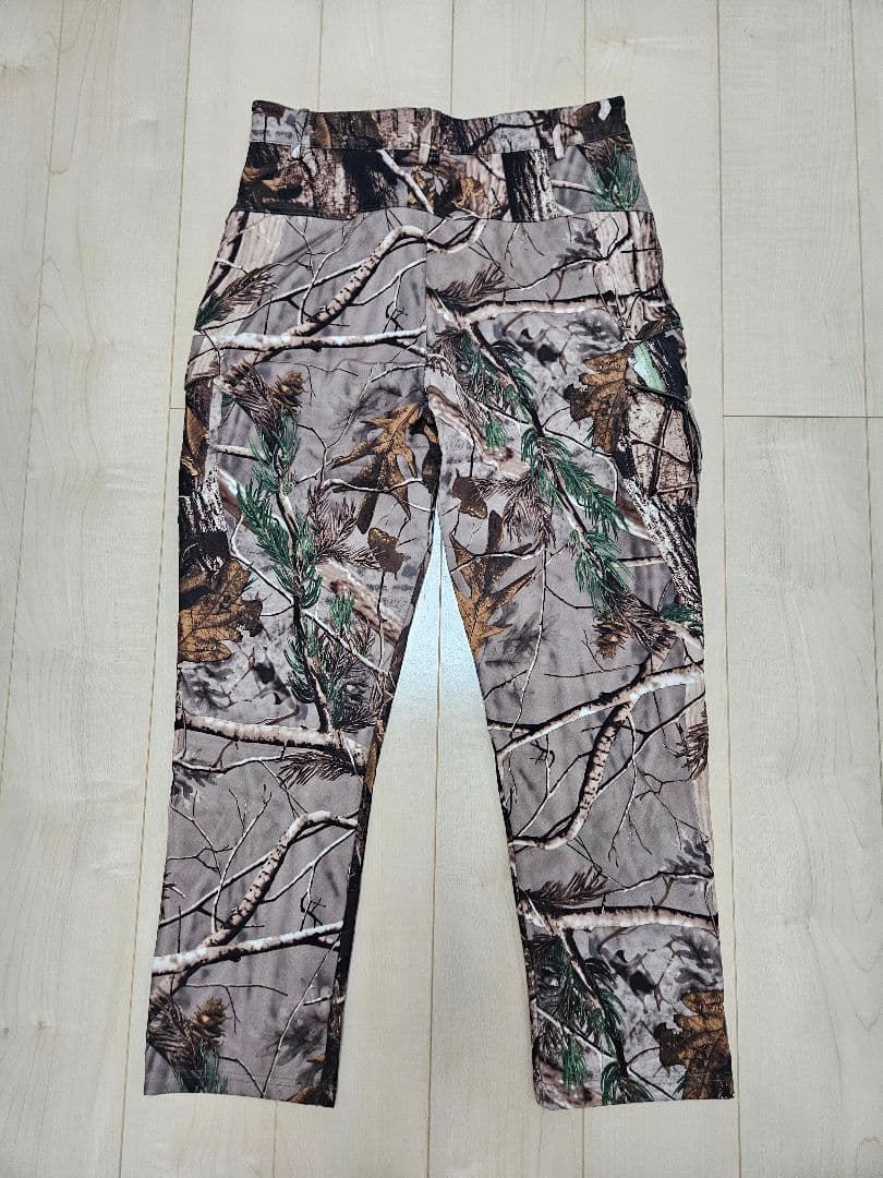 ②リアルツリー柄 迷彩服 セットアップ 上下セット 冬用ジャンパー サバイバル