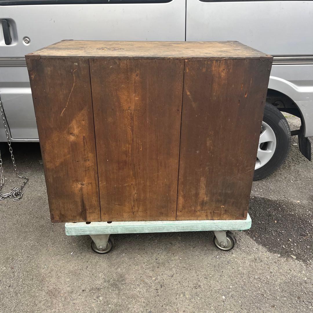 【アンティーク】昭和レトロ 時代箪笥 和簞笥 和風キャビネット 古民家 古家具