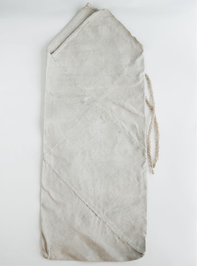 角袋 米袋 穀物袋 麻袋 古道具 襤褸 つの袋 苧麻　継ぎ接ぎ