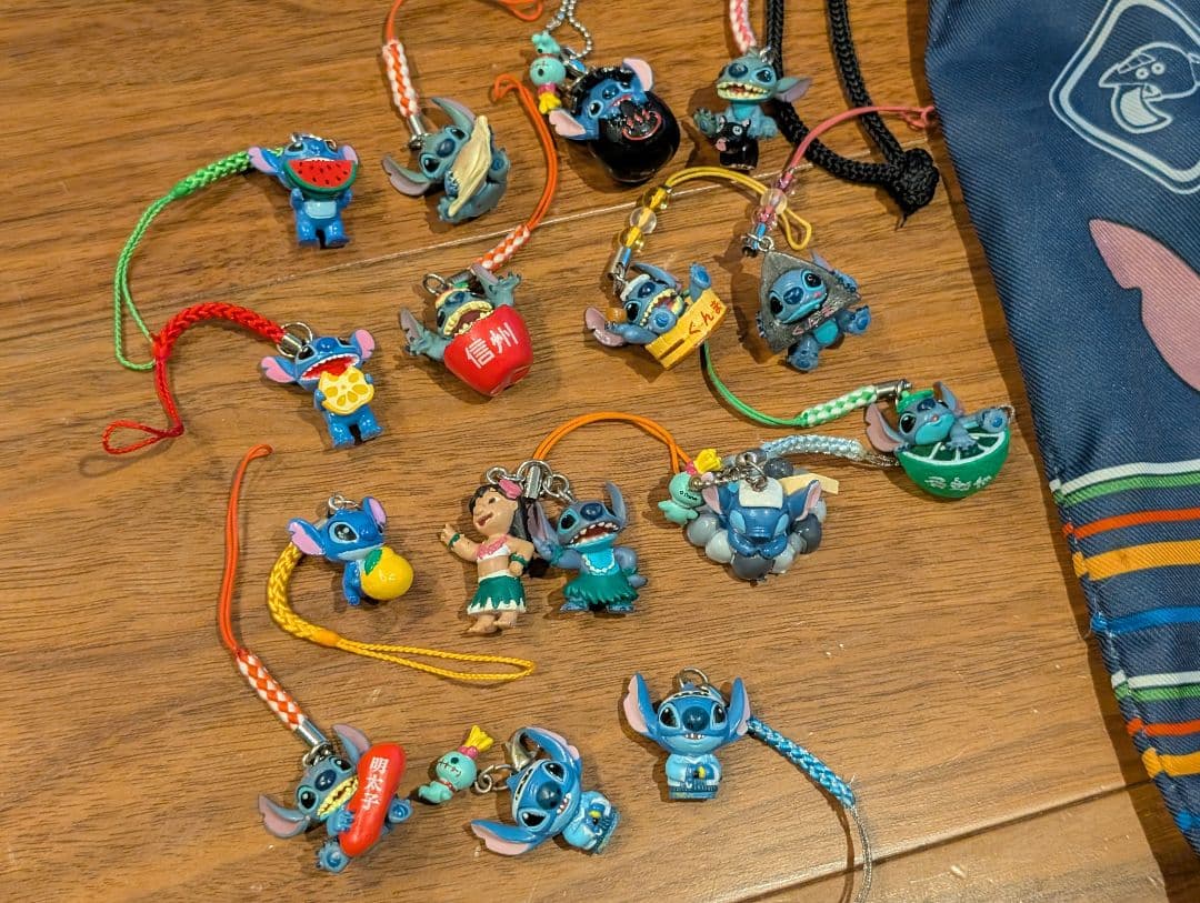 【希少】御当地　スティッチ キーホルダー　ストラップ　巾着袋　まとめ売り