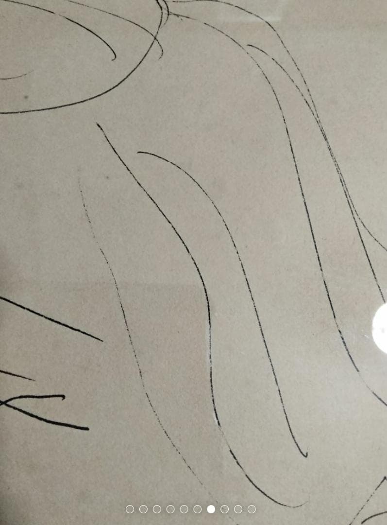 林武ペン画女性像6号巨匠真作美術年鑑評価1号500万円画家