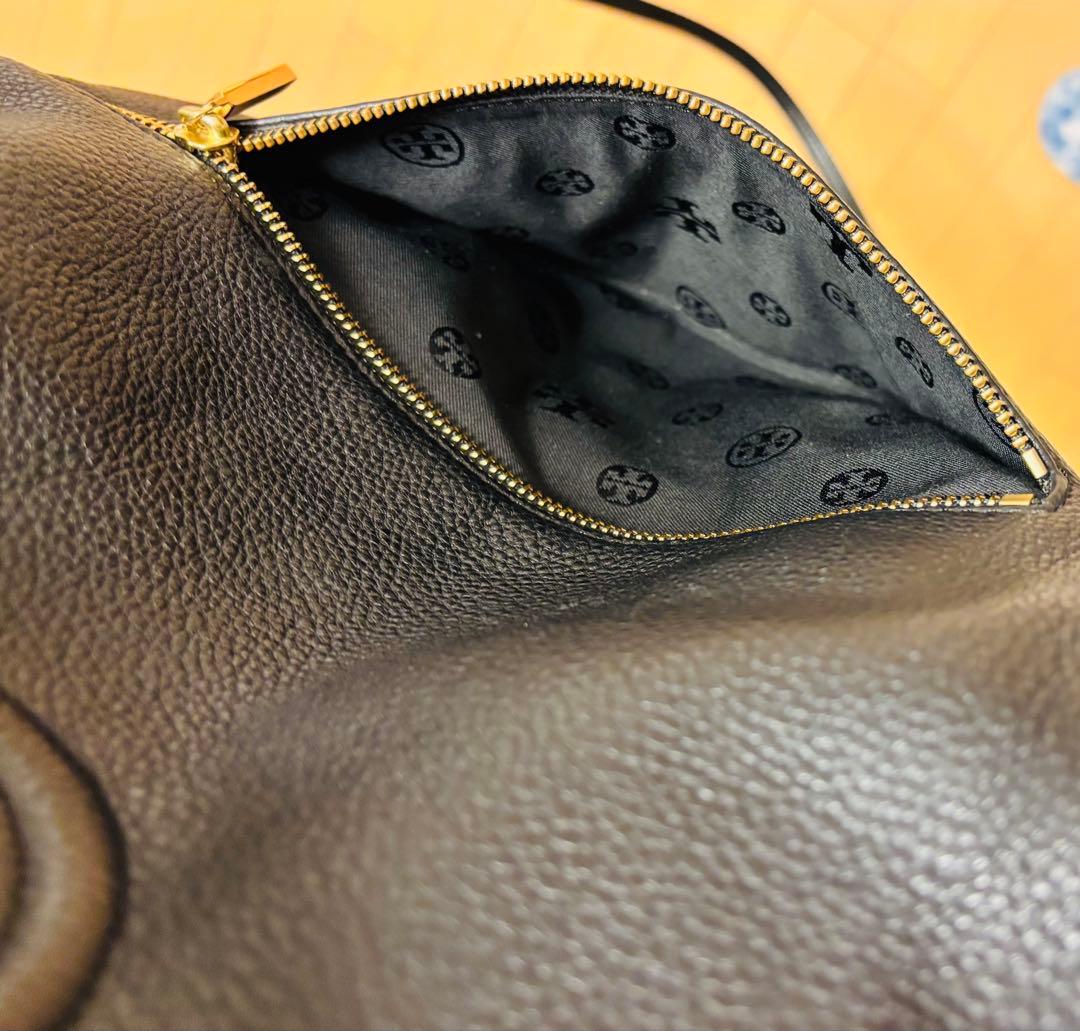 TORY BURCH トリーバーチ ショルダーバッグ ブラック レザー