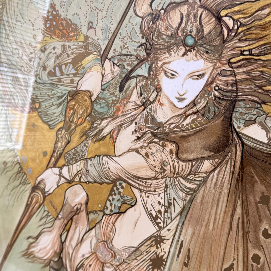 天野喜孝 騎神来たりぬ DX 版画 リトグラフ 限定350