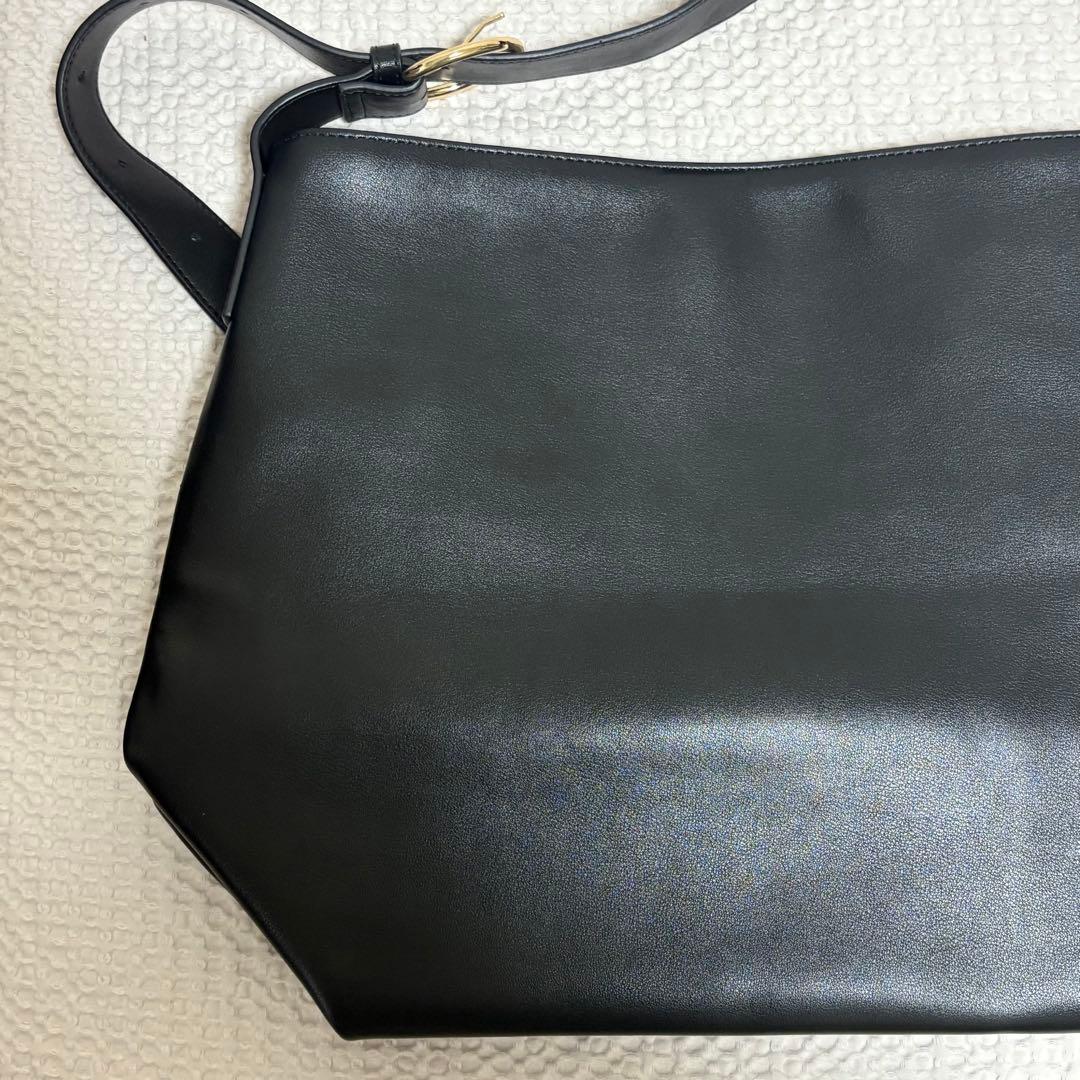 サロンアダムエロペ　スプリットレザーバケットバッグ 【A4対応】