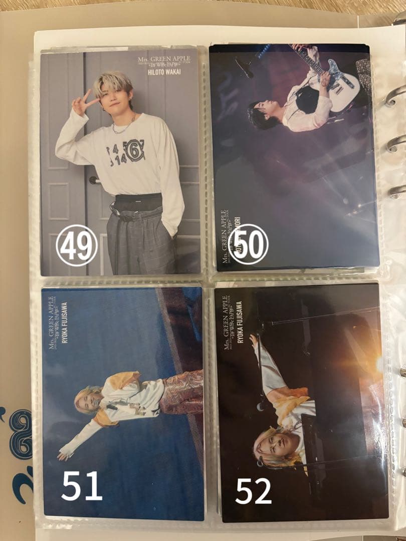 Mrs. GREEN APPLE フォトセ(バラ売り可)