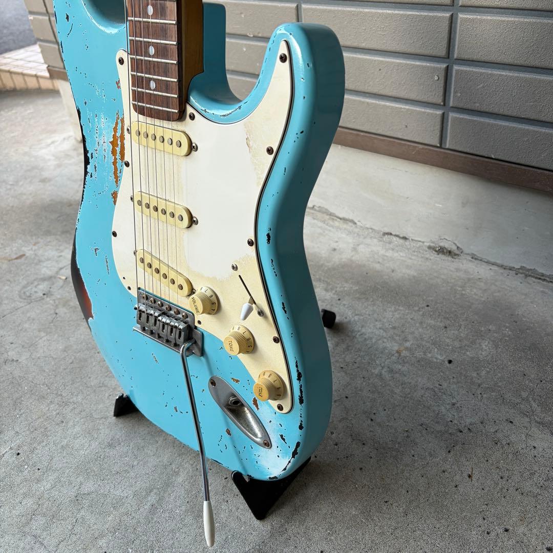 ★SonicBlue Relic Multilayer Stratocaster