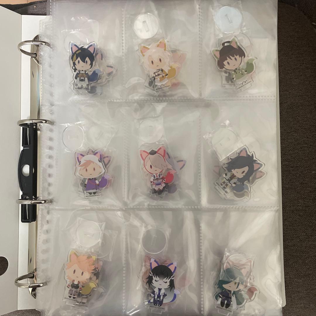 刀剣乱舞の日本刀と未来展　御供散歩きつね　ミニアクリルスタド　コンプリートセット