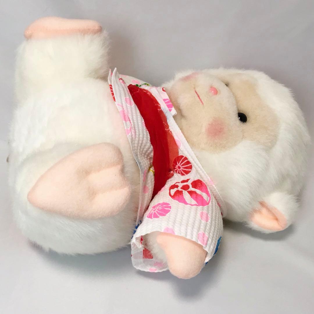 ぬいぐるみの三英　サル　ぬいぐるみ　昭和レトロ