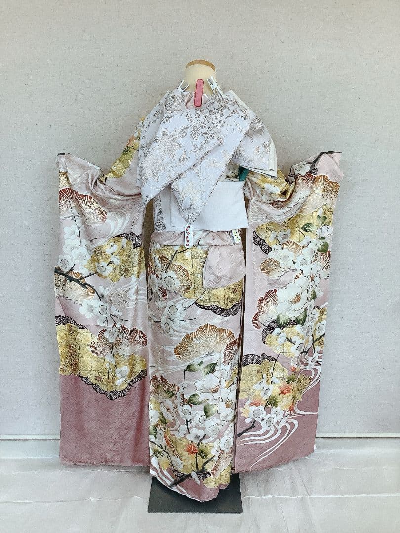 マーベラス3044　振袖のみ　くすみピンク