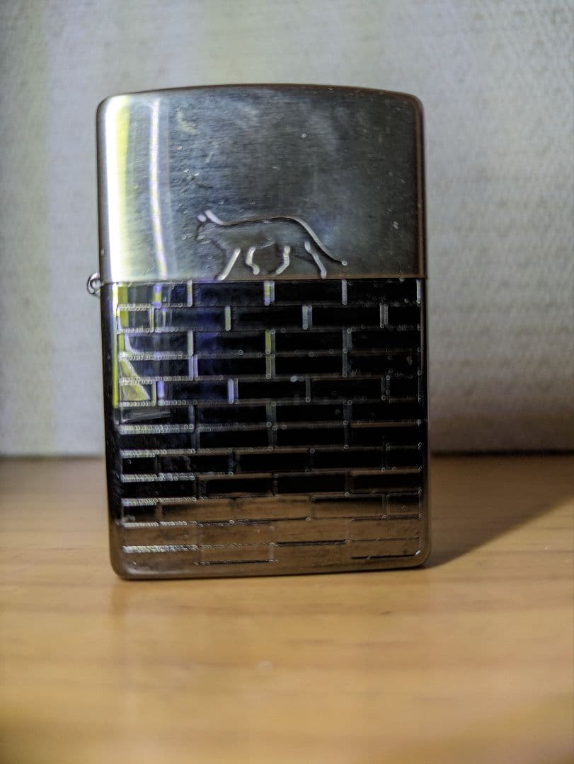ジッポ　キャットウォーク柄