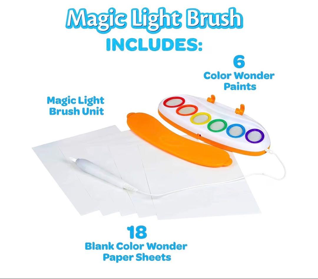 Crayola Magic Light Brush１８枚の特殊紙付