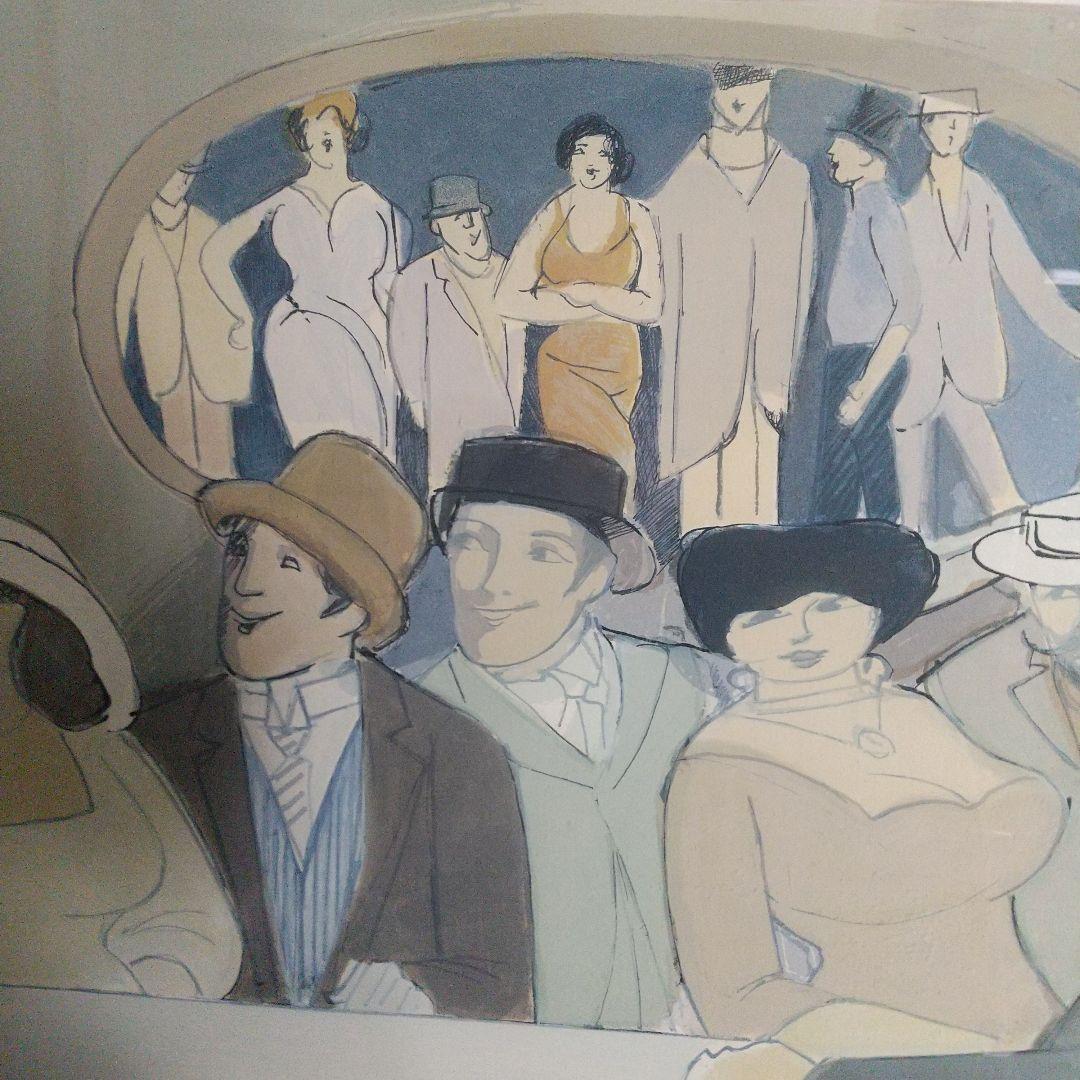 夏セール再値下！大型リトグラフ【デビット・シュノイヤー】 絵画 107×89cm