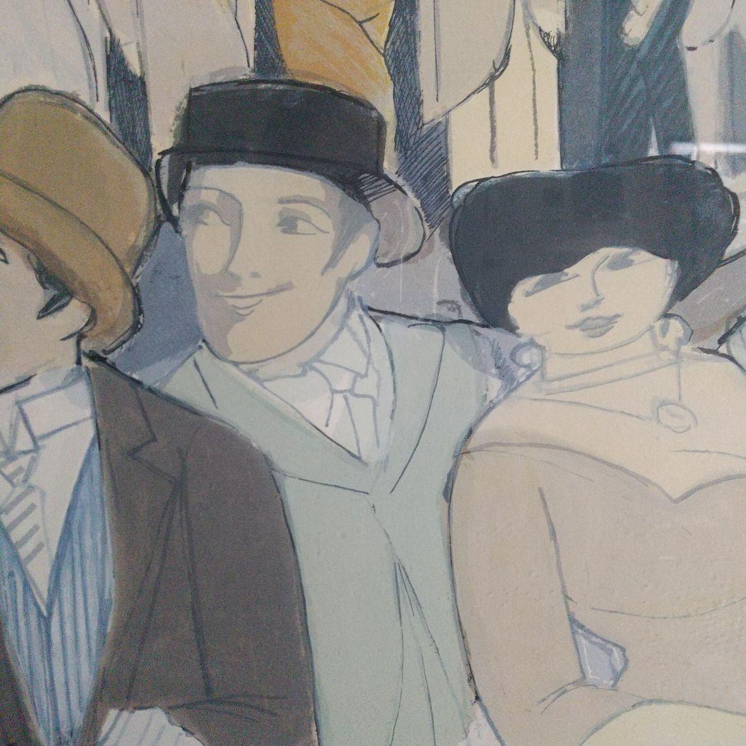 夏セール再値下！大型リトグラフ【デビット・シュノイヤー】 絵画 107×89cm