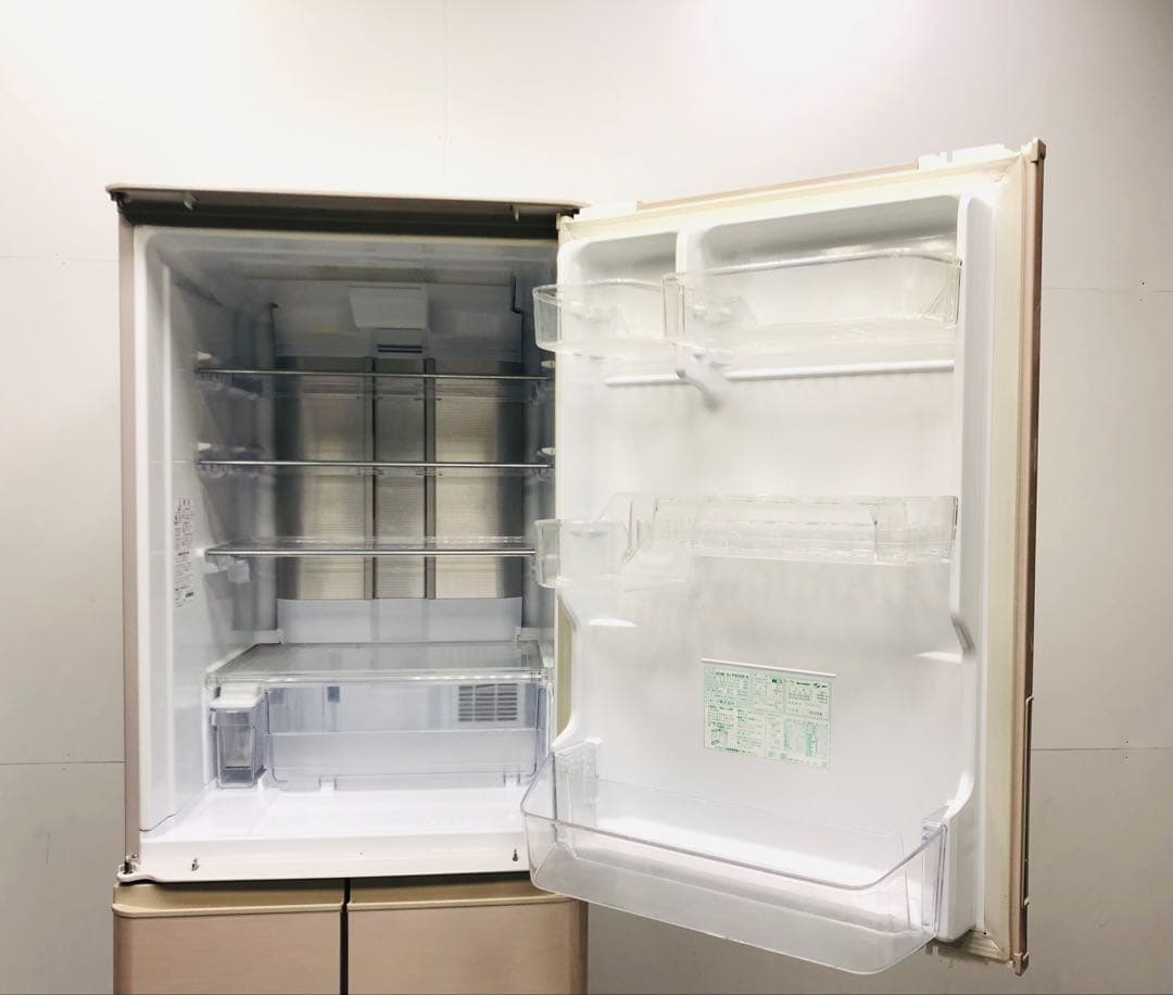 シャープ　冷蔵庫　5ドア　412L SJ-PW42W-N どっちでもドア