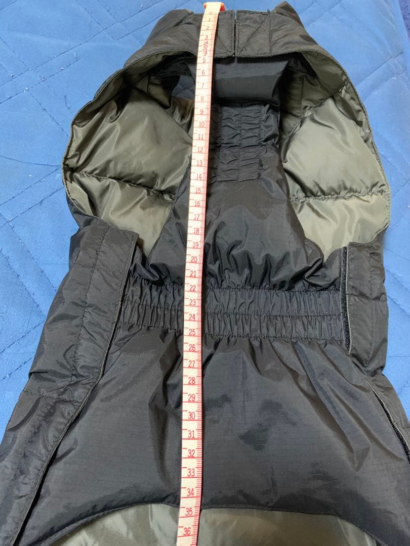 犬用　NANGA ドッグダウンウェア　サイズXL ブラック　犬服　ダウンベスト