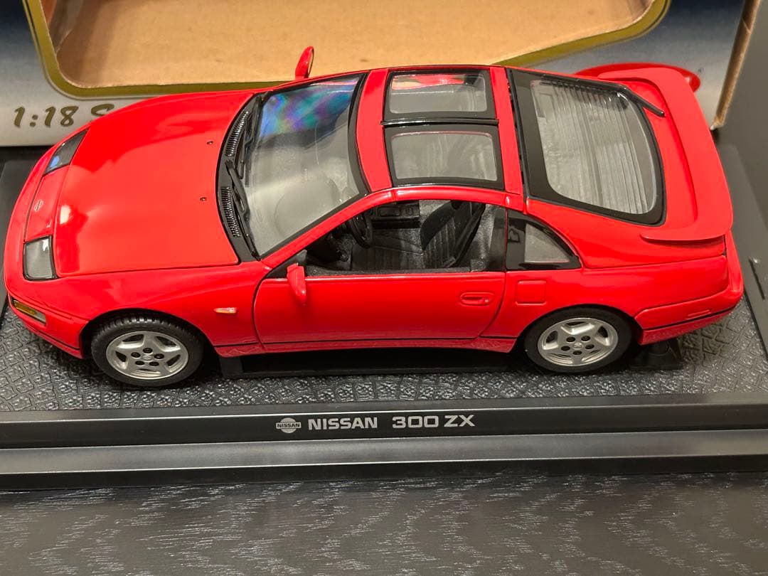 京商 日産 300ZX 1/18 レッド 平成レトロ フェアレディZ32