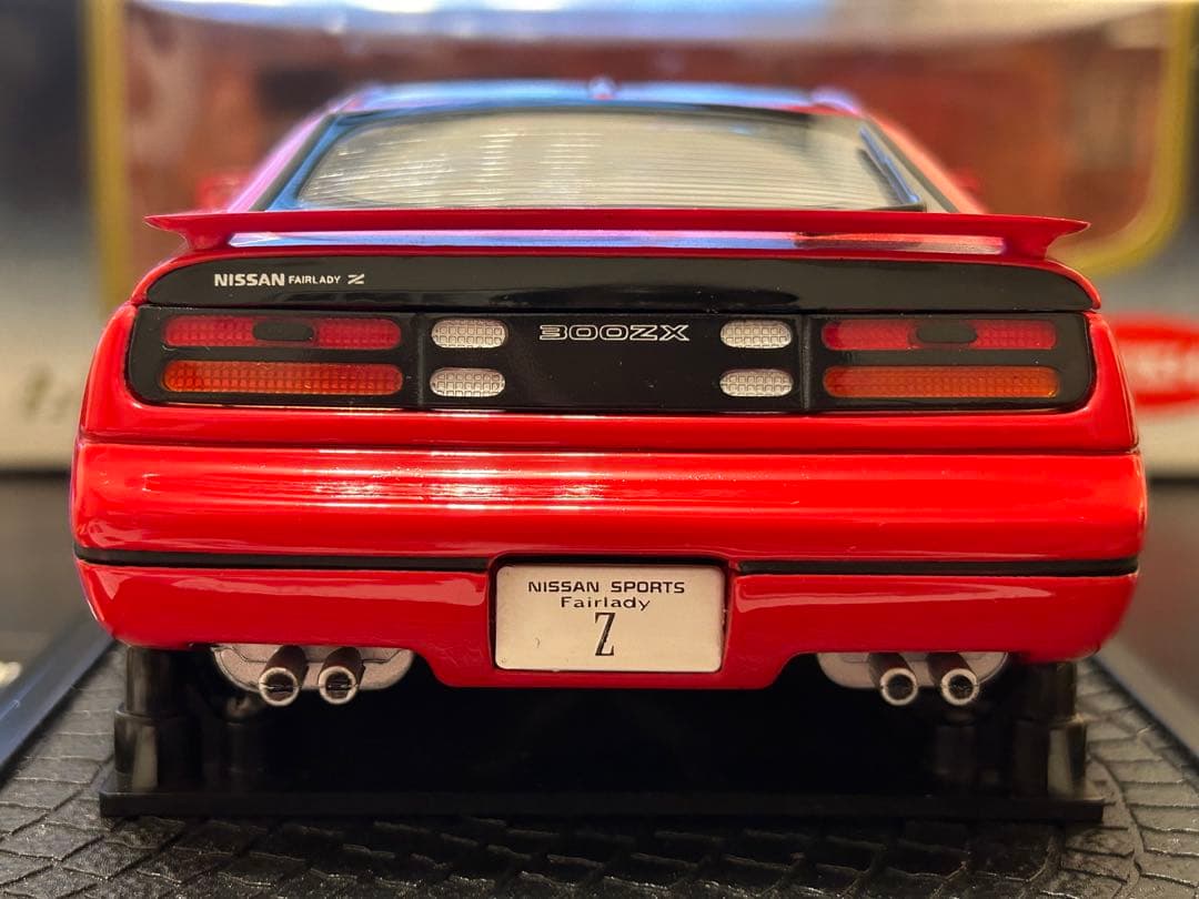 京商 日産 300ZX 1/18 レッド 平成レトロ フェアレディZ32