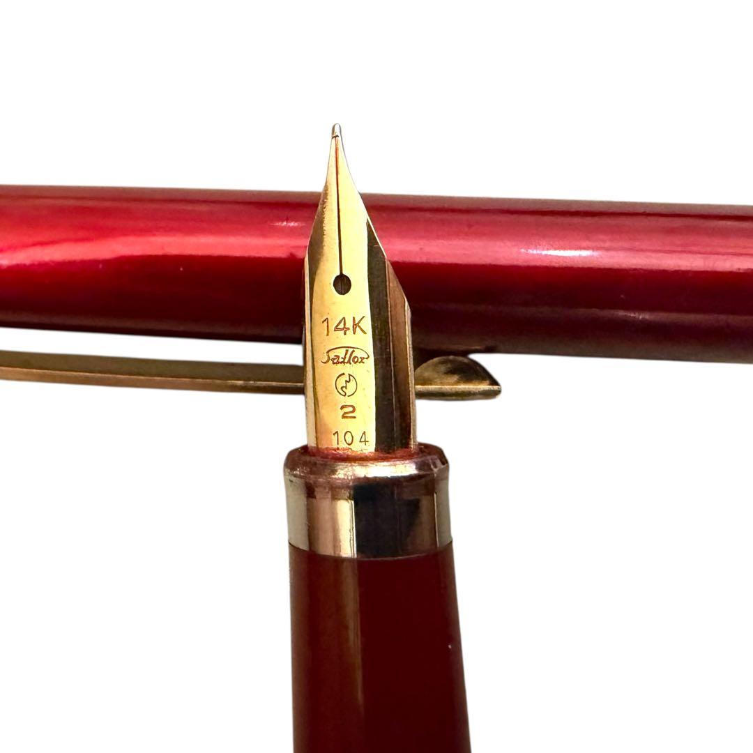 パイロット 万年筆 18K 14K ゴールド 黒赤
