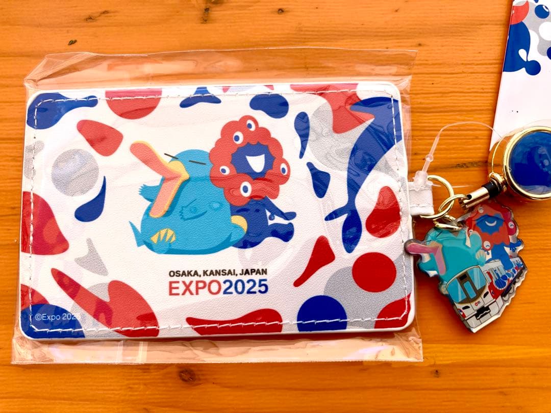 【完売品】　大阪関西万博限定ICOCA+オリジナル合皮パスケース　③