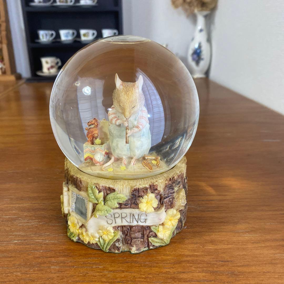 1989 エネスコ　ブランブリーヘッジ スノードーム　スノーグローブ　スプリング