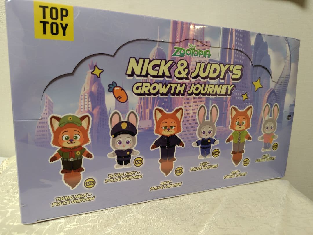 ズートピア TOPTOY トップトイ ニック　ジュディ　ぬいぐるみ 6個セット