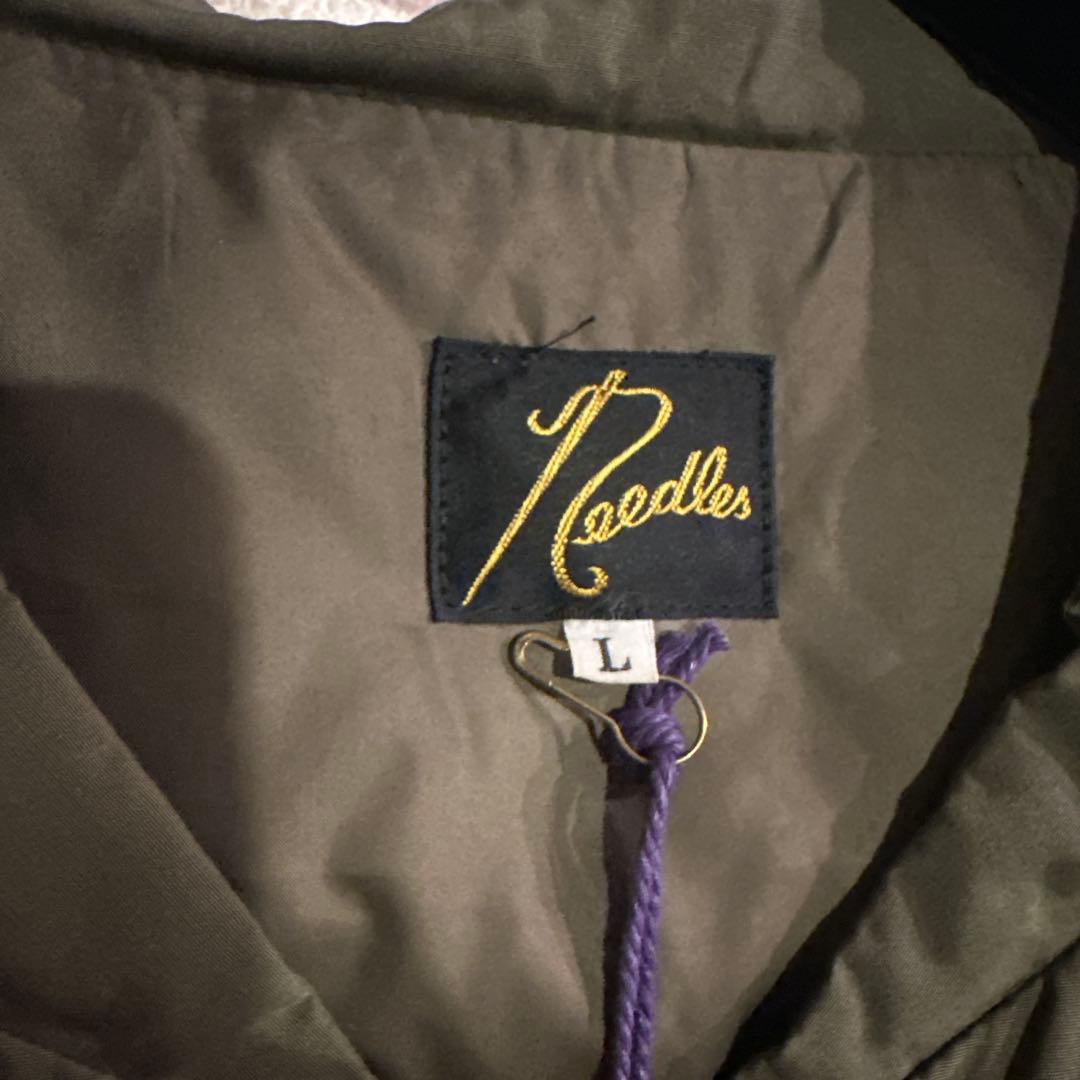入手困難⭐︎Needles Sur Coat ダウン　スタンドカラー　カーキ　L