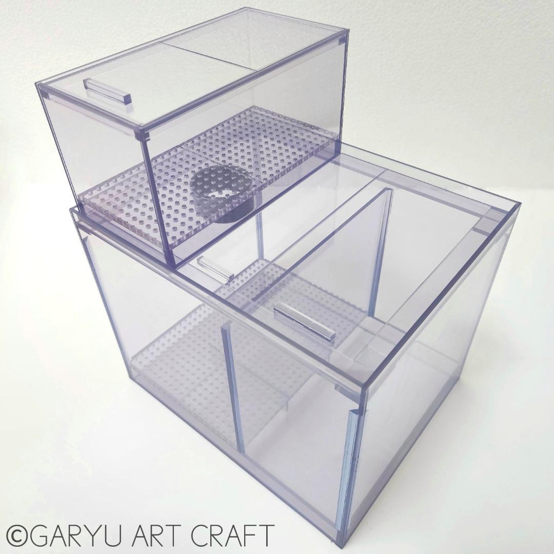 □小型国産2層式濾過槽□250×200×200h□オーバーフロー水槽用□
