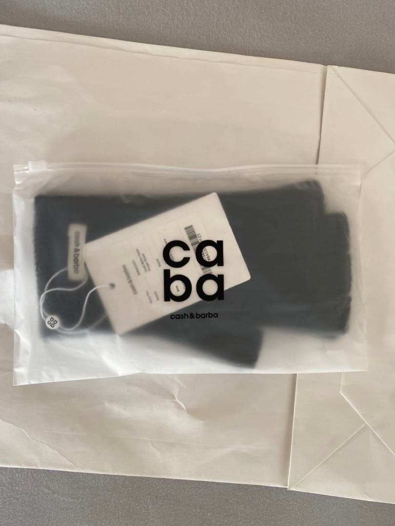 cash & barba オープンフィンガーグローブ, Black