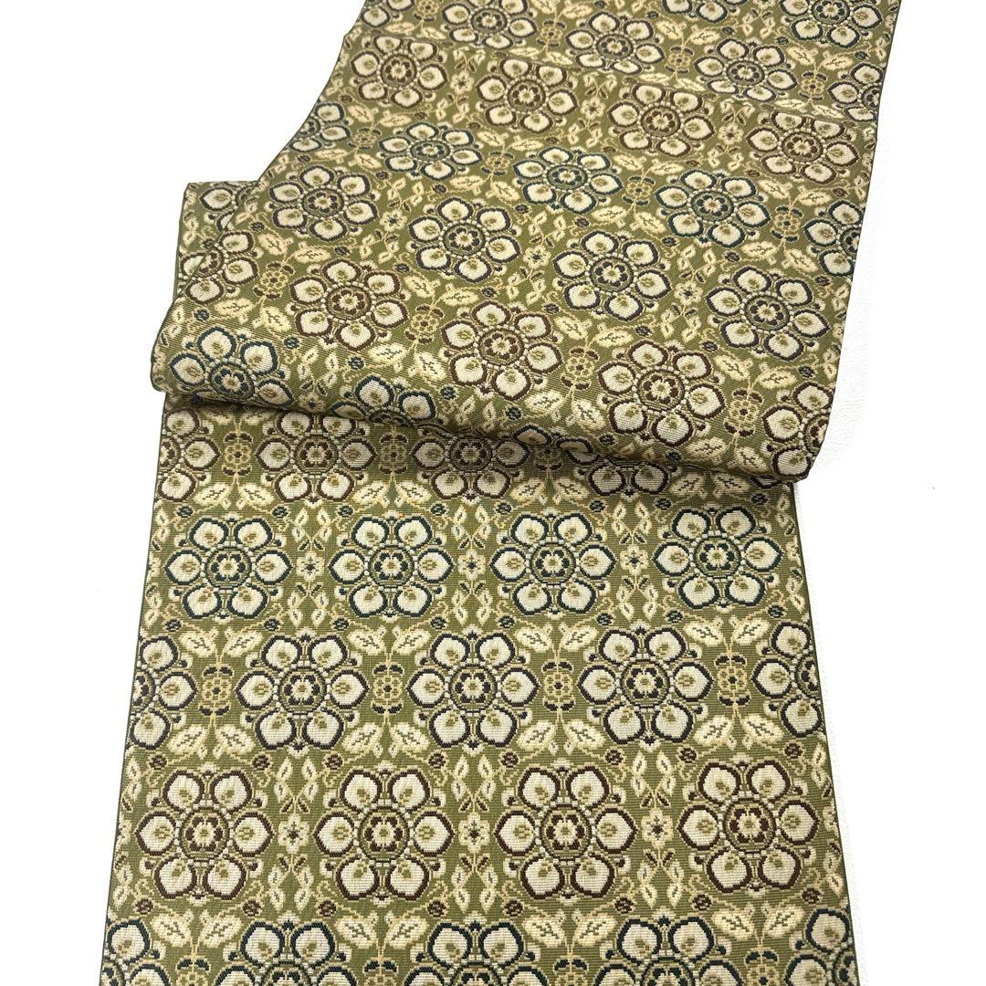 帯5732 ●あらいそ謹製 本袋経錦 高級 正絹 全通 袋帯