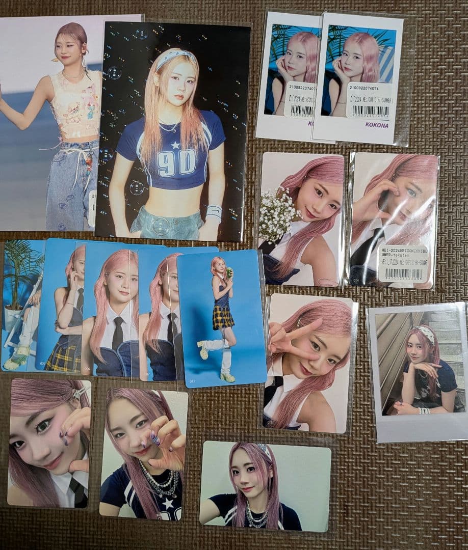 ME:I キャンバスバッグキーホルダートレカ