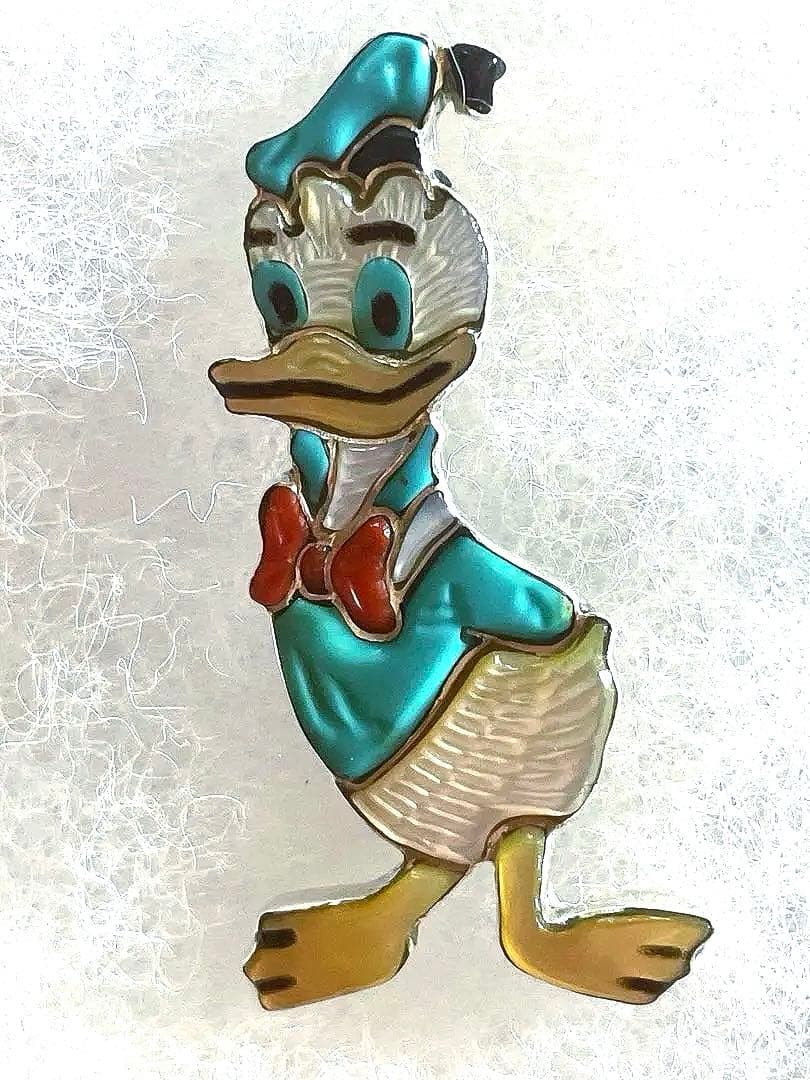 超可愛い新品未使用✳︎ズニ族✳︎ドナルドダック✳︎ブローチxペンダントヘッド2Way