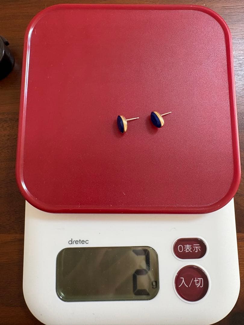 ☆ジュエリーツツミ☆ ラピスラズリ ピアス K10 イエローゴールド