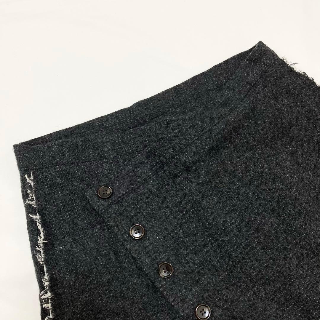 Y's ワイズ 美品 カットアウト サルエルパンツ グレー1