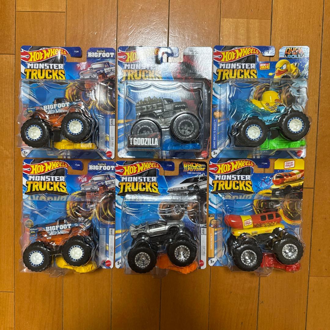 ！未開封！ Hot Wheels モンスター トラック 6台セット モントラ