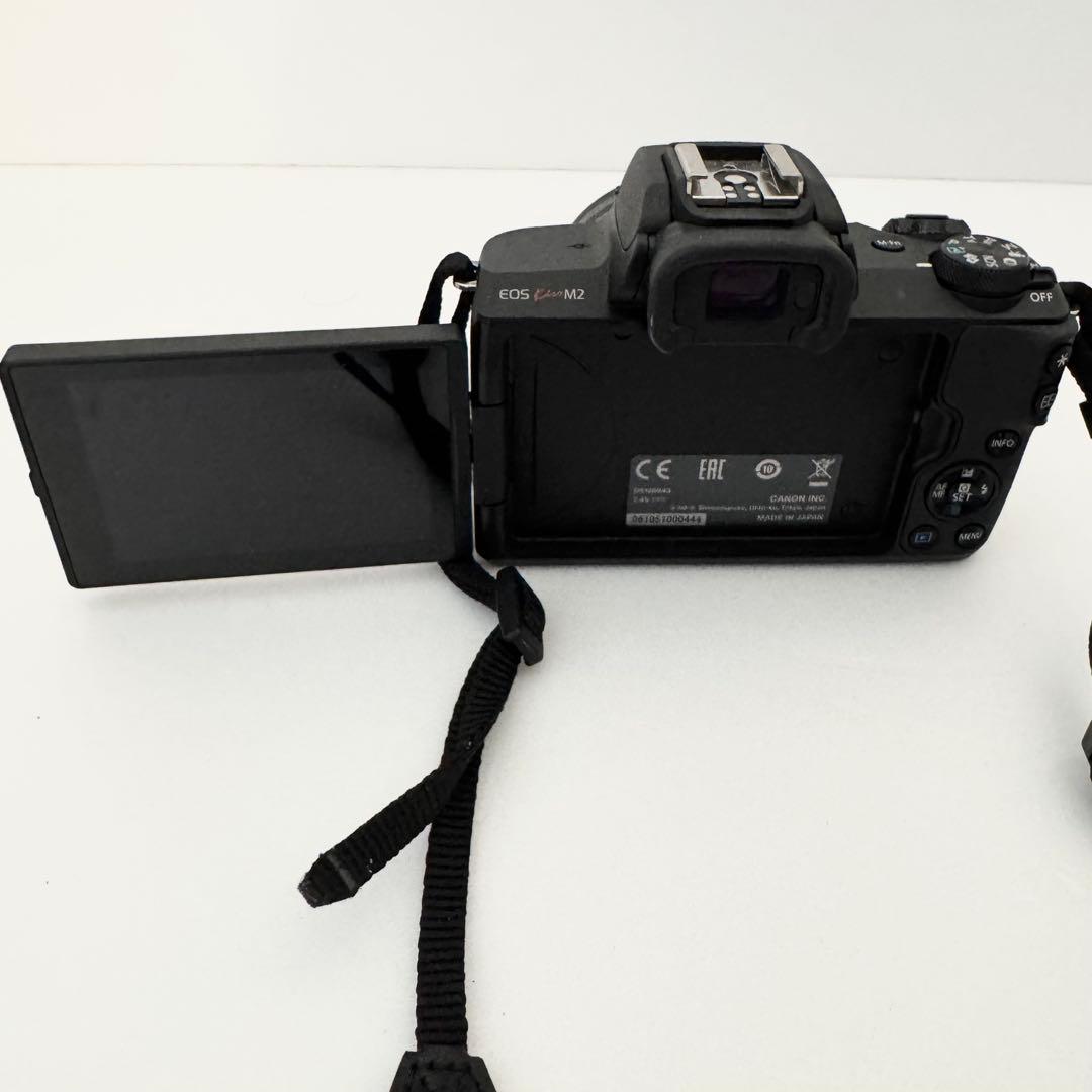 Canon kiss M2 ダブルズームキット、説明書付き