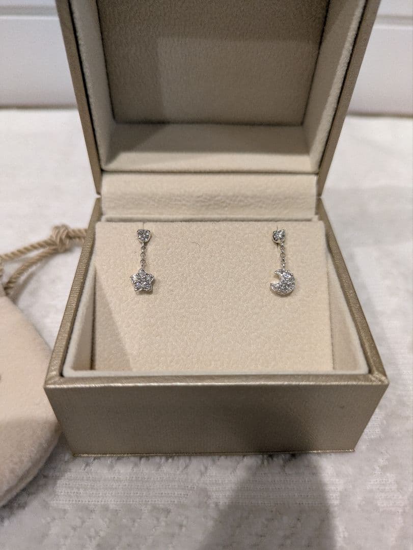 Ponte Vecchio ポンテヴェキオ 星 月 ピアス ジュエリー