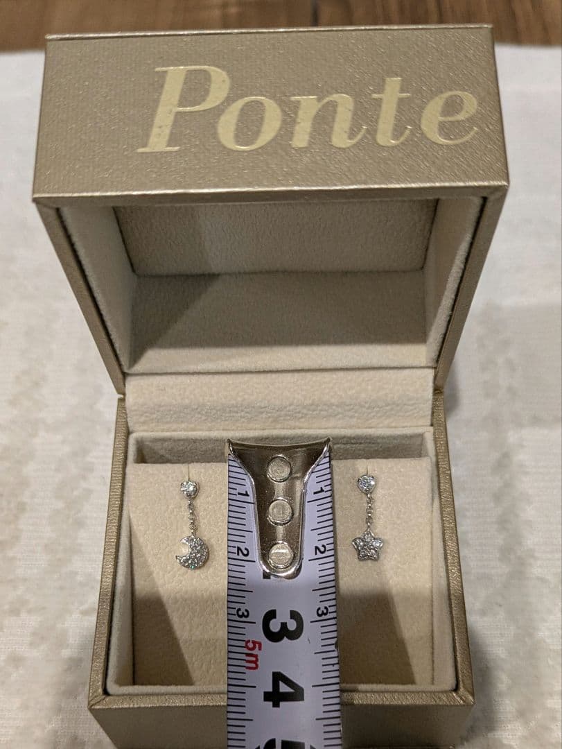 Ponte Vecchio ポンテヴェキオ 星 月 ピアス ジュエリー