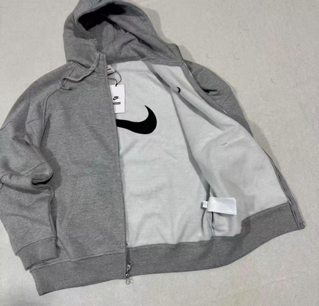 Nike Air Max グレー ジップアップパーカー