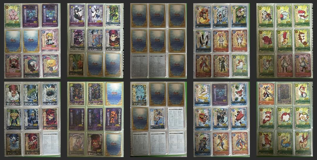 むてん丸カード　1000枚超（弾248種、章352種、Z/X42種）＋大百科