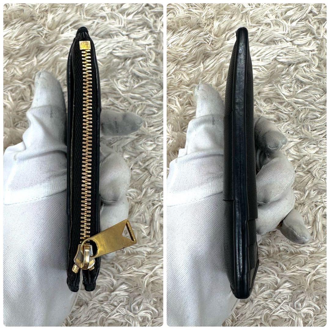 【美品】ボッテガヴェネタ フラグメントケース カセット ブラック RFID